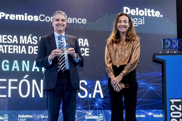 David Velázquez, Mar González, María Díaz y María Luis Gárate, del equipo de ESADE