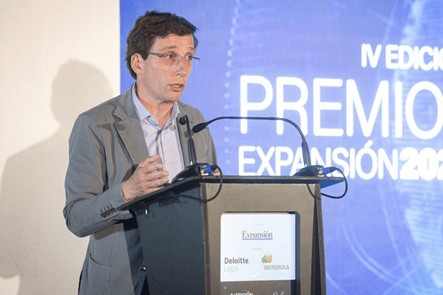 José Luis Martínez-Almeida, alcalde de Madrid en la clausura del acto