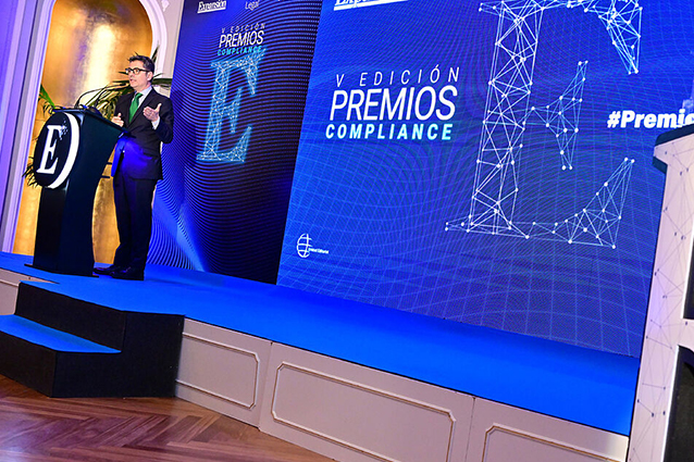 Acto de entrega de los Premios, presidida por el ministro Félix Bolaños.